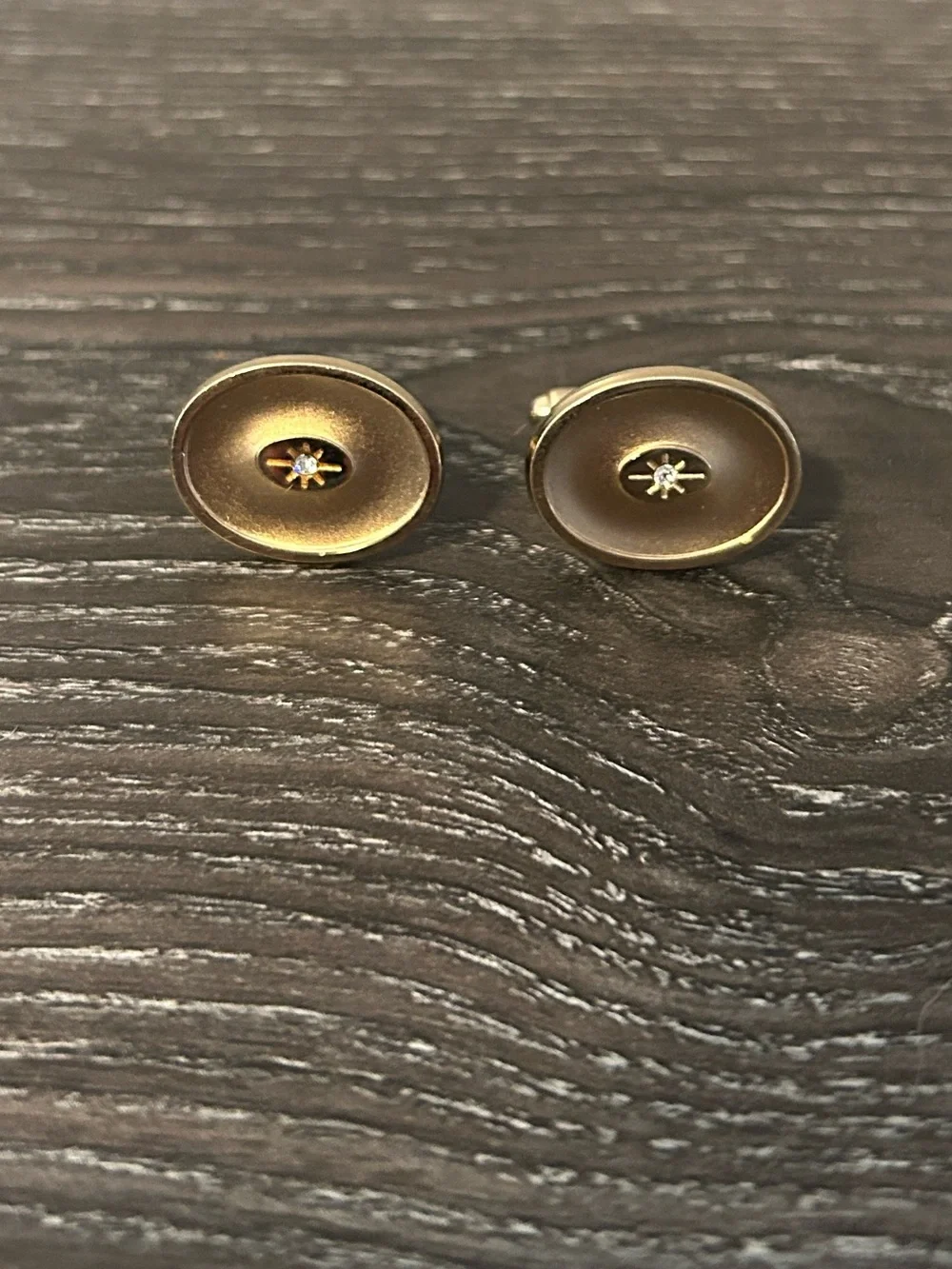 Starburst Crystal Cufflinks